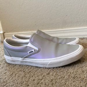 Muted Metalic Slip On Vans